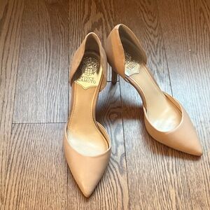 Vince Camuto Nude Pointed Toe Heels